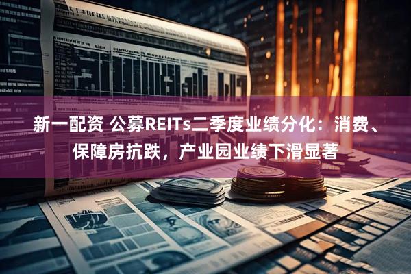新一配资 公募REITs二季度业绩分化：消费、保障房抗跌，产业园业绩下滑显著